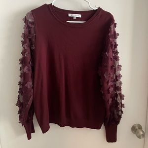 Women’s Sioni maroon blouse size L